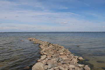 The Öland Bridge between Kalmar and Öland Island, Sweden  © ClaraNila