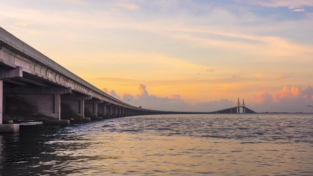 Sunshine Skyway Bridge, St. Petersburg, Florida, USA.