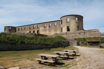Ruins of Borgholm Castle at the island of Öland, Sweden