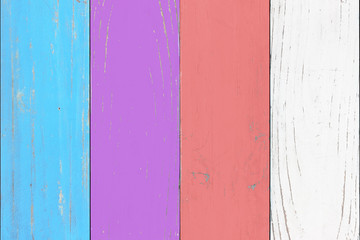 Old wooden wall background or texture;  Vintage wood background with paint color