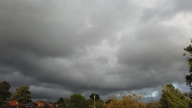 4k, 10 seconds, still shot of a storm.