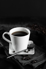 cup of coffee on the table