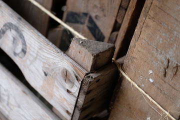 Holzkiste, Obstkiste, alt, retro, Obstbau, Lebensmittelindustrie, close up, makro, Nahaufnahme, Gebrauch, Verwendung, Transport
