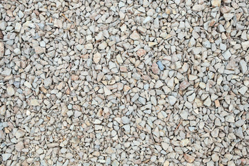 Abstract street texture of small gravel stones