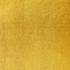 Fototapeta na wymiar Shiny yellow leaf gold foil texture background
