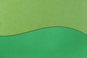 Green art paper with layer background.