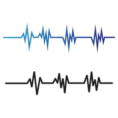 Art design health medical heartbeat pulse