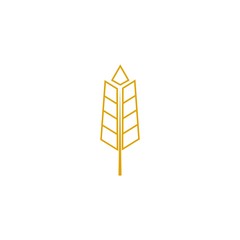 Wheat Logo Template vector symbol