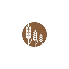Wheat Logo Template vector symbol