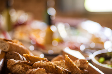 basket of fresh and healthy bread