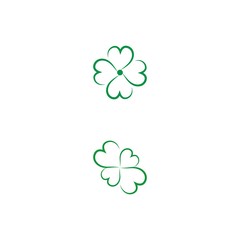 Fototapeta premium Clover Logo Template vector symbol