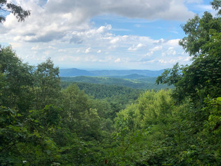 Fototapeta na wymiar Smoky Mountain landscape