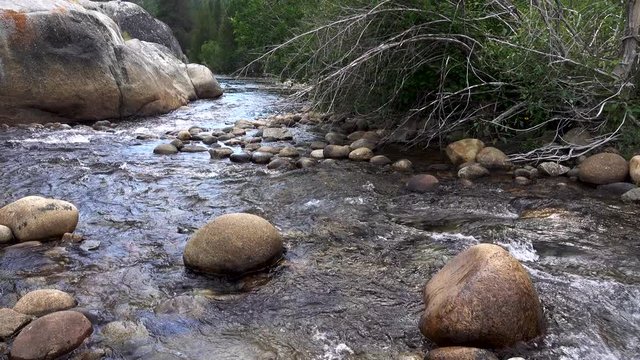 San Joaquin River Flows Downstream