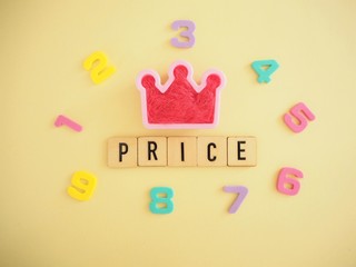 Priceの単語とたくさんの数字