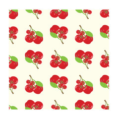 Seamless Pattern with Cherry as Object can be used for gift wrapping, fabric and much more.