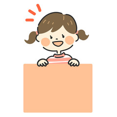 女の子のフレーム1