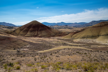Painted Hills Overlook at the John Day Fossil Beds National Monument in central Oregon