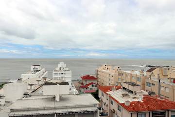 The waterfront buildings are a special attraction in Punta del Este