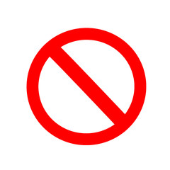 do not enter sign vector