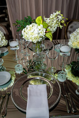 Elegant Mexican wedding with flowers like roses and candles