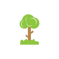 tree cartoon vector icon illustration design