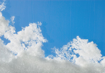 雪　ガラス　空　素材