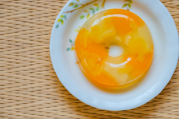 フルーツゼリー　寒天