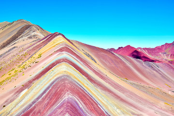 kleurrijk berglandschap in Cusco, Peru