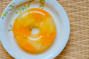 フルーツゼリー　寒天