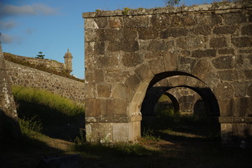 Castle in Ferrol, historical city of A Coruna. Galicia,Spain