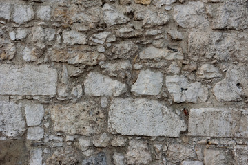 Background of traditional old brown brick wall texture