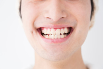 Obraz premium Usta męskie