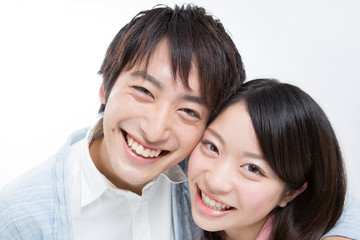 笑顔のカップル
