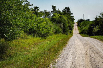 gravel road