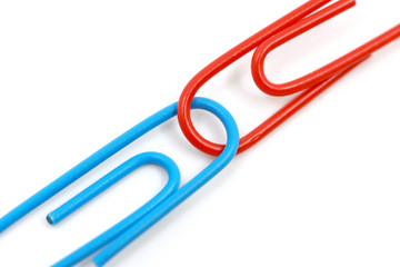 red paper clip