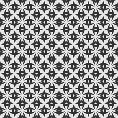 Geometric seamless pattern. Black and white ornament. Perfect for your design: fabric, wallpaper, background image, wrapping paper