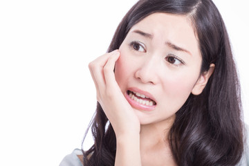 Fototapeta premium 歯痛に悩む女性