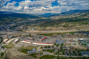 Aerial View of Silverthorne, Colorado