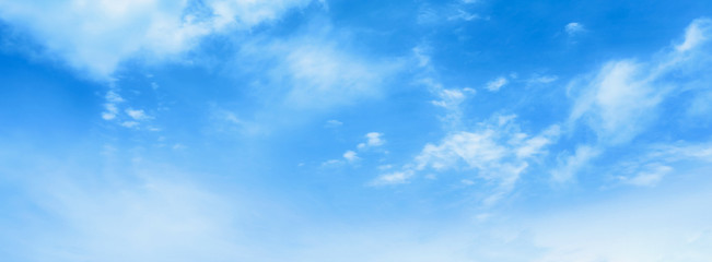 blue sky with beautiful natural white clouds	
