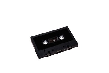 Obraz premium 검은색 카세트 테이프