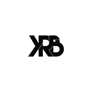 krb letter original monogram logo design