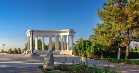 Obraz premium Seaside park in Chernomorsk, Ukraine