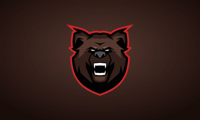 Bear Esports Logo Vector Templates