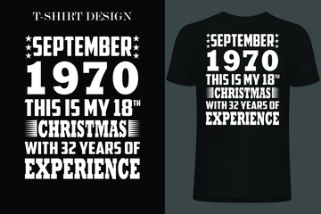 September 1970 this is my 18th Christmas with 32 years of experience