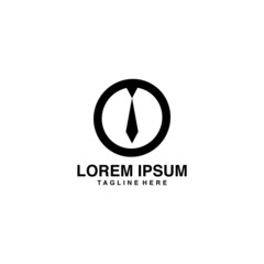 job illustration with tie vector icon