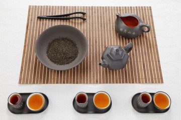 Obraz na płótnie Canvas Chinese tea set
