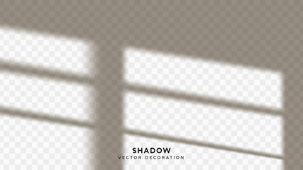 Shadow overlay. Effect light transparent shadow. Realistic creating reflective effect illusions. Overlay for adding scene lighting to your images. Vector illustration.