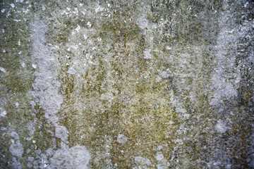 Stained wall