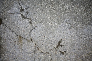 Cracked wall