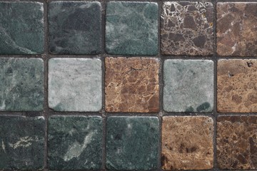 Tiled floor